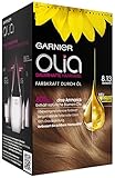 Garnier Olia Haar Coloration Aschblond 8.13, Färbung für Haare enthält 60% Blumen-Öle für 8 Wochen intensive Farbkraft - Ohne Ammoniak - 3er Pack (3 x 1 Stück)