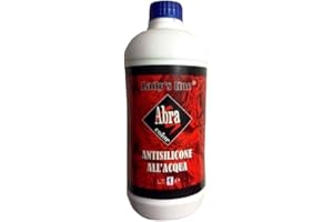 LADY'S LINE ABRA COLOR DILUENTE ANTISILICONICO ALL'ACQUA LADY'S LINE SGRASSANTE ANTI SILICONE PULIZIA PROFESSIONALE AUTO MOTO CARROZZERIA VERNICIATURA PROFESSIONALE (1 Lt)