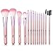 Glow 14 Makeup Brushes Set, Pink