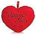Produktbild Herzkissen - Personalisiert mit Namen und Datum - großes Kuschelkissen - perfekte Geschenkidee für dich und deine Liebsten - Jahrestag/ Valentinstag/ Weihnachten/ Geburtstag