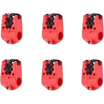 6 Crochets De Rechange Pour Porte-Vélos Voiture - ABS Et Caoutchouc, Réglables, Sécurisés