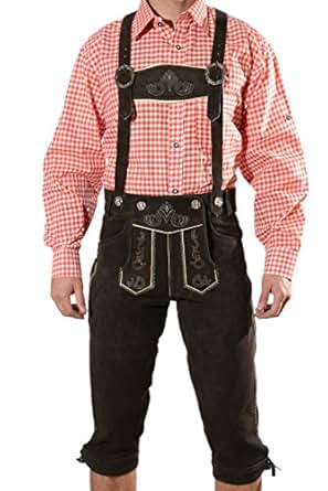 Bayerische Herren Trachten Lederhose, Trachtenlederhose