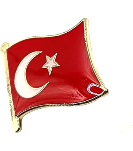 TÜRKISCHE FAHNE FLAGGE Türkei Alt Vintage Anstecknadel Pin Anstecker Original EUR 1,00 - DE