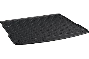 Gledring Tappeto Bagagliaio in Rubbasol (Gomma) Compatibile con Audi Q5 2017- (Piano di carico Alto + Pacchetto vani Bagagli, incl. Rete + Panca Posteriore Fissa)