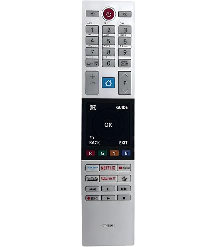 CT-8541 Telecomando di ricambio - RC42150P 30101774 Telecomando per Toshiba TV 24D2863DB 24W3863DB 24D3863DB 28W2863DB 32W3863DB 40L2863DB 43L3863DB 43V6863DB 48L2863DB 49L2863DB 50U6863DB 55V6863DB