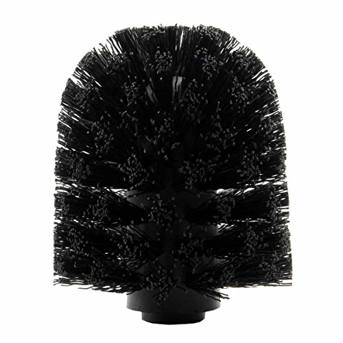 5x Ersatz Bürstenkopf schwarz + Griff 40 cm / Austausch Toilettenbürste / Klobürste - 2