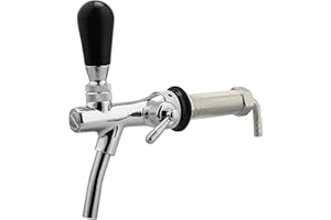 VOBOR Bier Zapfhahn, G5/8 Einstellbarer Bierhahn, Verstellbare Fassbierhahn, Brewing Zubehör für Hause Bar Restaurants