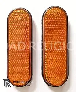 Road Religion Reflectors for RE Front Shockers Set of 2