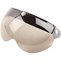 Universal Motorrad Helmvisier - Bubble Windschutz Für 3/4 Helme