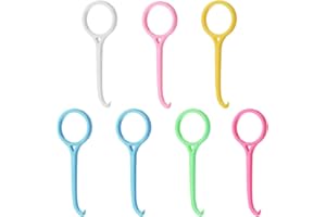 7 Pièces Outil de Retrait d'Appareils Invisibles Outil de Retrait d'Aligneur Invisible Retainer Remover Retraits d'Aligneurs Portables pour Appareils Invisibles, Soins Oraux, Nettoyage des Dents