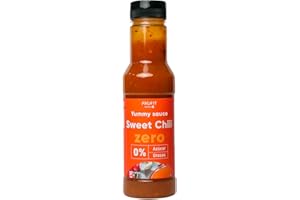 PR PROFIT PROFIT - Yummy Sauce - Salsa baja en calorías - Ideal como aderezo para tus platos favoritos. 0% grasas y azúcares añadidos. Sin lactosa - 375 ml (Chilli Dulce)