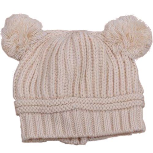 Preisvergleich Produktbild Süß Kinder Baby BeanieMütze Hut Kids Hat Cap Kinderfoto (Beige)