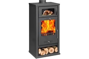 Stufa a Legna con Forno BALKAN ENERGY Troy 7.8kW