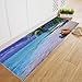 Produktbild Ocean printing mats Dining Room Carpet Shaggy Soft Area Rug Bedroom Rectangle Floor Non Slip Mat 40x120CM Kingko (A)