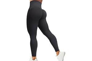 ZAAYO Legging de Sport de Compression Femme Yoga Fit Fitness Pantalon de Sport Opaque Scrunch Butt Yoga Pantalon sans Couture