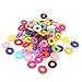 Imported 100 Spiral Plastic Baby Girls Ponytail Stretchy Elastic Colorful Hair Bands RS.475.00