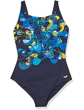 Arena W Voyage Strap Back Costume Intero da Donna, Navy, 42
