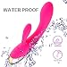 Produktbild Mini Silicone Vibratoren für sie Wasserdicht magic wand massagegerät mit 10 Vibrationsmodi - USB Wiederaufladbar Vibrator