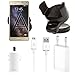 Produktbild Original Lanboo® 4 in1 KFZ Auto Lade Set weiss mit Micro USB Ladekabel Datenkabel + 220V Netzteil + KFZ Adapter Ladegerät + KFZ Auto Mini Halterung für Samsung Galaxy A5 SM-A500FU