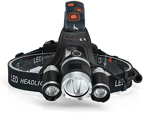 3 LED Headlamp XML T6 5000LM Headlight frontale Flashlight 4 Mode Torch Lights