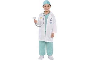 amscan Childs Doctor Fancy Dress Surgeon Costume