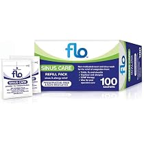 Flo Sinus Care 100 Refill Sachets - Nasal & Sinus Packs for