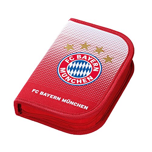 Preisvergleich Produktbild Schüleretui FC Bayern München + gratis Aufkleber Federmappe Federmäppchen FCB Munich