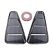 Produktbild Sharplace 1 Paar Seitenscheiben Lamellen Vent Louver Quarter Side Window Grill geignet für Ford Mustang 2005-2014 - Kohlefaser