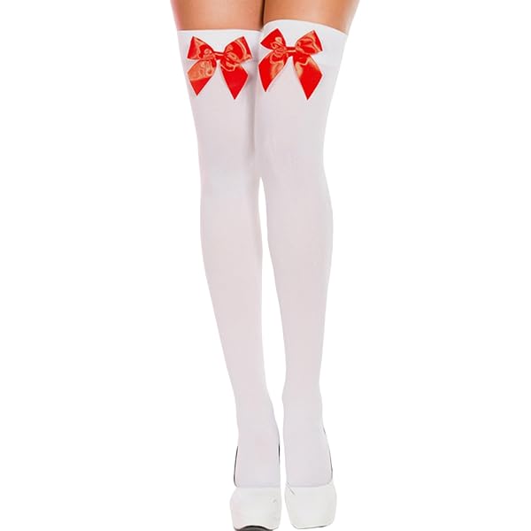 HAMKU 2 Paar Overknees Strümpfe Damen,Sexy Kostüm Produktbild-Vorschau 4
