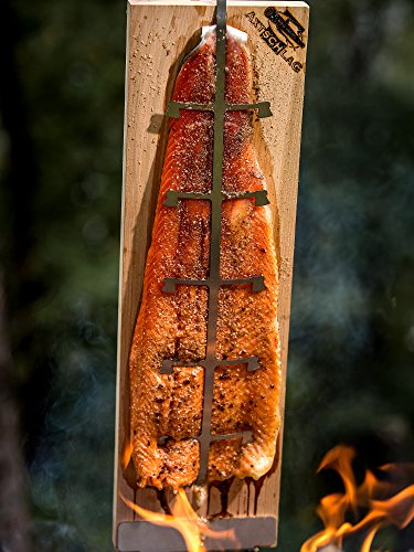 Axtschlag Flammlachsbrett, mehrfarbig, 50x15x2.5 cm, 100G46M0000V - 2