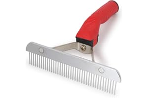 ASOCEA PeluqueríA Canina Extra Grande Peine De Rastrillo Herramienta De Deshojar Peine De Belleza Para Perros Medianos Grandes Pastor AlemáN Golden Retriever Husky