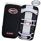 Thai pad, Kick Boxing Punch Pad, kick Strike Shield Made in Rex Leather Black X 1