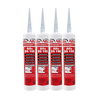 Alfa 4 DS 100 x alfa bauelastischer folienkleber, cartouche à 315 g dampfbremsfolien, densité et de collage fensteranschlussbändern
