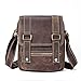 Produktbild TLMYDD Herren Umhängetasche Schultertasche Vintage Leder Aktentasche Crossbody Tasche Aktentasche