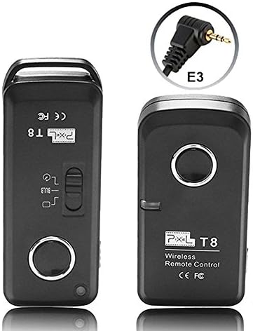 kilos PIXEL T8-E3 Wireless Shutter Release Timer Remote Control（Replacement TW-283 RW-221）for Canon EOS 1300D, 1200D,1100D,1000D,760D,750D,700D,650D