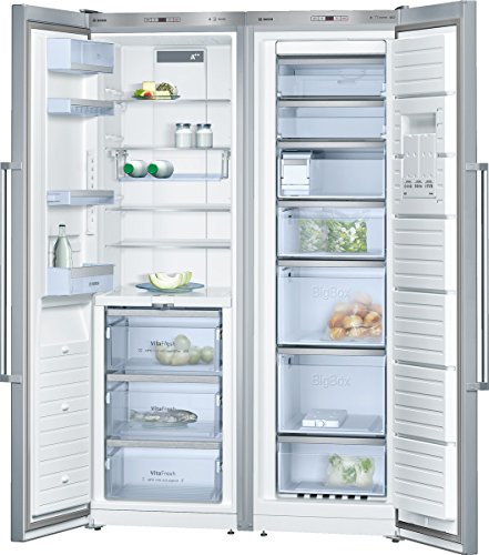 Bosch KAF99PI30 Side-by-Side / A++ / 186 cm Hhe / 234 kWh/Jahr / 237 L Gefrierteil / Tren Edelstahl mit Antifingerprint / LED Beleuchtung