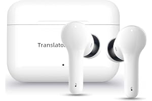 ANFIER Language Translator Earbuds M6 Support 71 Languages & 56 Accents 0.5s Real Time Translation, for Music and Calling, Wireless Translator Device with APP Fit iOS & Android