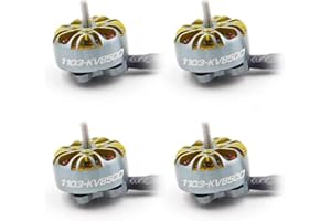 SPARKHOBBY 1103 8500KV 2~3S Lipo Brushless Motor 9N12P 1.5mm Shaft for Gemfan 65mm HQprop 65mm Propeller Tinywhoop Drones (4PCS 1103 8500KV)