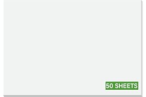 SIGEL Sy510 Sous-Main, Bloc Papier / Bloc à dessin, A2 (59,5 X 41 cm), Uni Blanc, 50 Feuilles