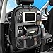 Produktbild SMBYQ Auto-Rücksitz-Organizer, klappbarer Autotisch und Tablet-Halter Multi-Pocket mit 4 USB-Ladeanschlüssen, PU-Leder, wasserdichtem Rücksitzschutz und Kfz-Aufbewahrungsbox,carbonbrazing