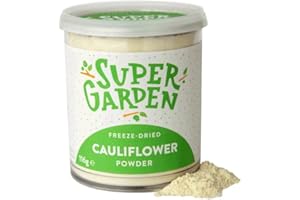 Super Garden Poudre de Chou Rouge Lyophilisée - 100% Naturelle pour Smoothies et Desserts - Sans Gluten, Conservateurs ou Sucre Ajouté (116g)