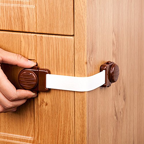 Magideal 1Pc Baby Safety Locks Drawer Locks Cabinet Latches 13cm Coffee RS.190 (50.00% Off) - Amazon