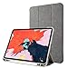 Produktbild ---PU Leder Case Cover für iPad Pro 11 Zoll 2018 Tablet PC | Auto Sleep / Wake Smart Flip | Smart Tri-Fold Flip Klapp Ständer Hülle | Fall Protective Stand Abdeckung Haut | mit Stiftschlitz (Grau)