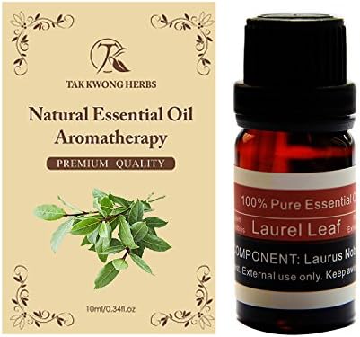 TKH Therapeutic 100% Pure Essential Oil Natural Laurel Leaf Extracted Oil 10ml 0.34 fl oz