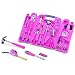 Produktbild Werkzeugkoffer in PINK mit Werkzeug in PINK. Originelle Geschenkidee für Frauen (Schwester, Mama, beste Freundin etc.). Lustiges Einweihungsgeschenk & Einzugsgeschenk für Haus & Wohnung