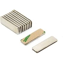 20 Aimants Autocollants Puissants 30x10x1 Mm – Néodyme, Adhésion Forte, Pour Tableau Blanc, Frigo, Bricolage