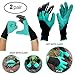 Produktbild Ranphy Garten Handschuhe mit Kralle Garten-Genie Handschuhe Wasserdicht Zum Bepflanzen Beschneiden Graben Jäten für Damen Herren 2 Paar