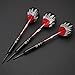 Produktbild hopewey Dartpfeile, Steel Dart Geschenkset, 3 Stück Steel Tip Dartpfeile Set mit Hard Box Case - Schwarze Beschichtung Messing Fässer D8