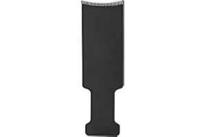 Svart Highlighting Spackel, Professionell Highlighting Paddle Black Hair Color Board för Balayage Tinting Brush Comb (M)