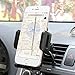 Produktbild Car Mount,FIDEA ® One Touch Installation Luftentlüftung Car Phone Mount Halter Cradlefor für iPhone 7 7 Plus 6s 6 5,Samsung,LG,Nexus, HTC,Motorola,Sony und mehr (Air Vent 360)